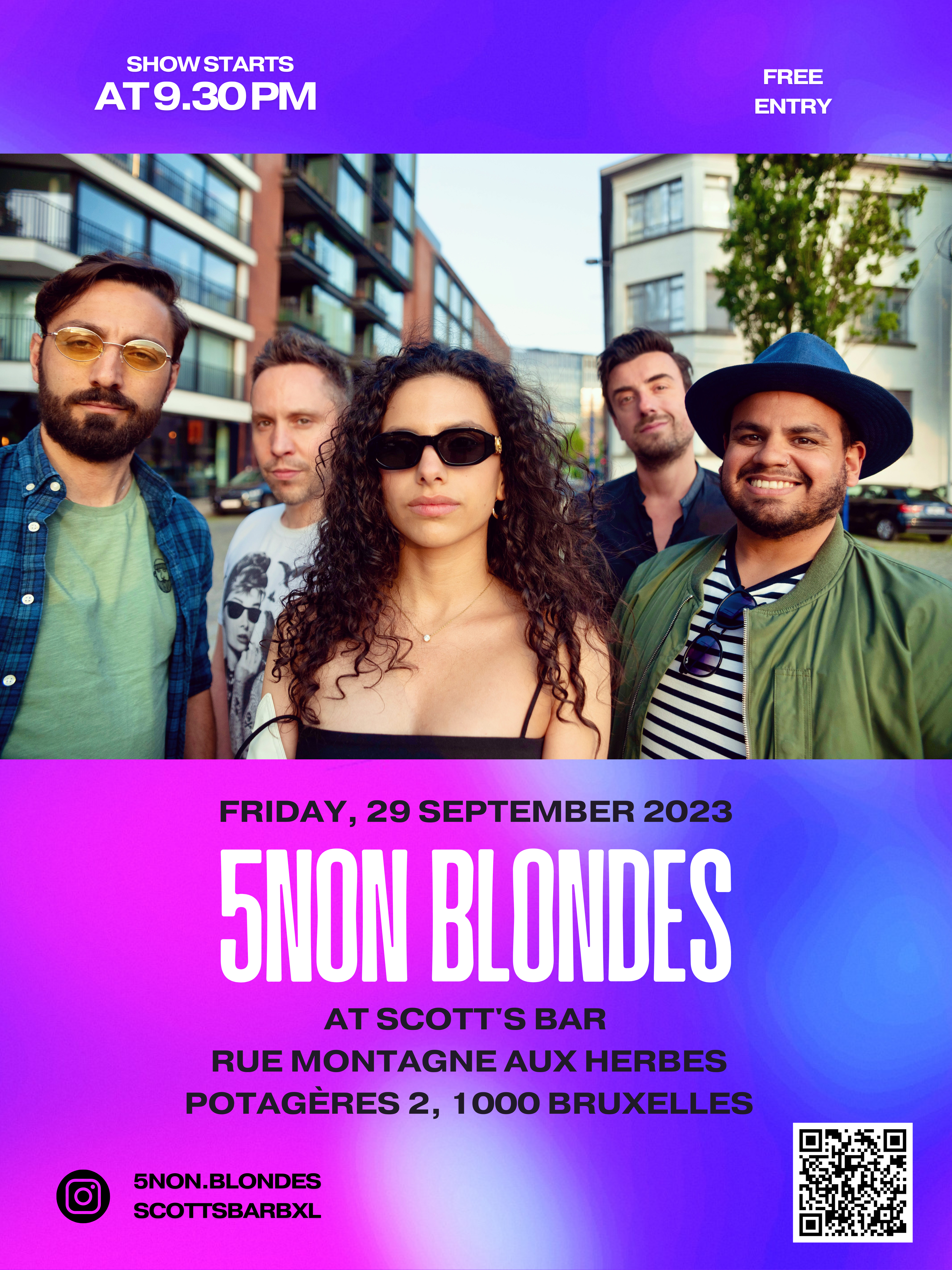 Scott's Bar & Kitchen, Brussels — 29 September 2023