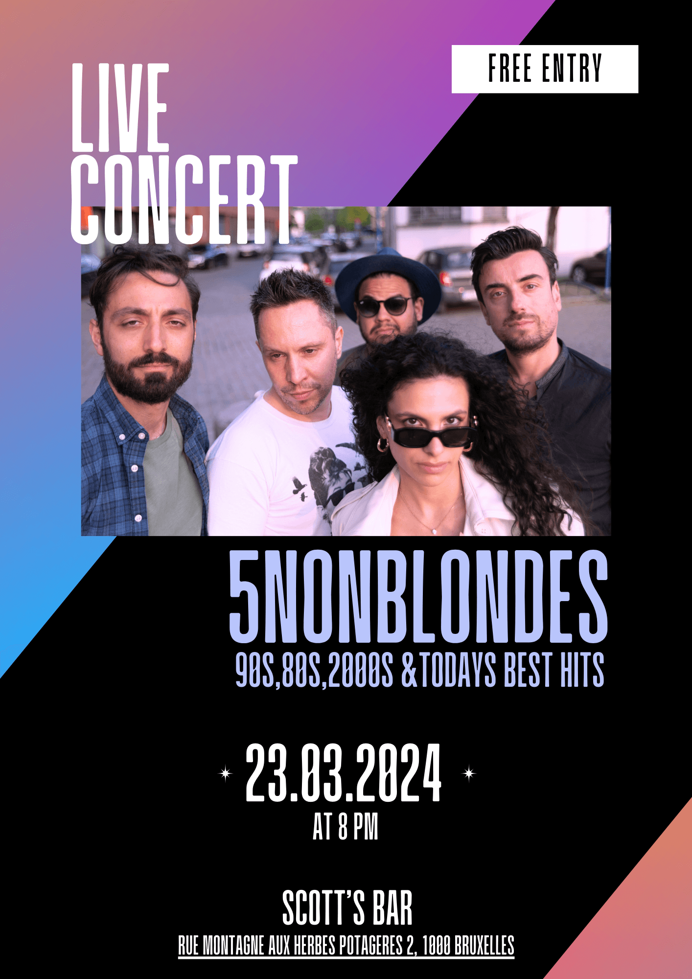 Scott's Bar & Kitchen, Brussels — 23 March 2024