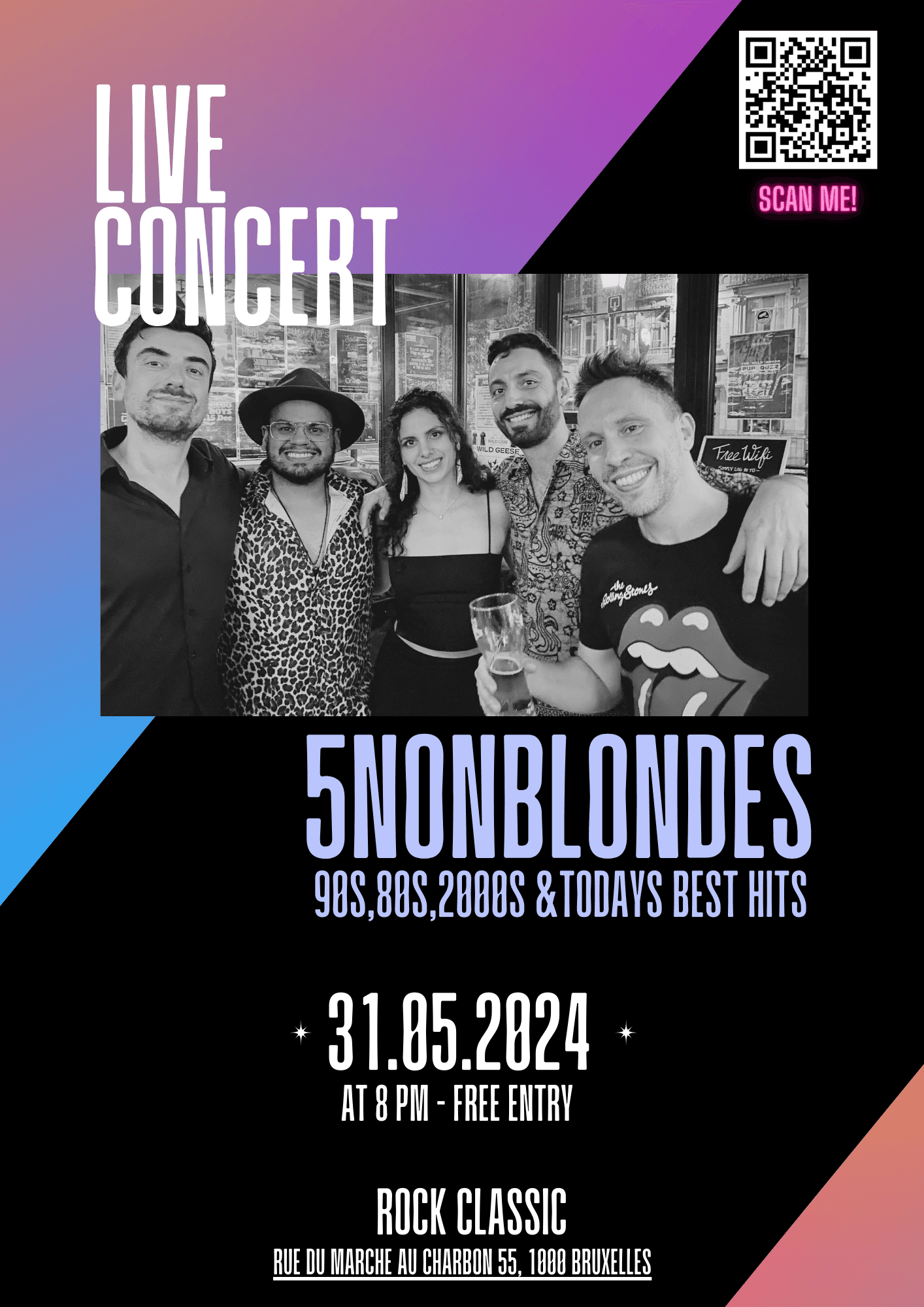 Rock Classic Bar, Brussels — 31 May 2024