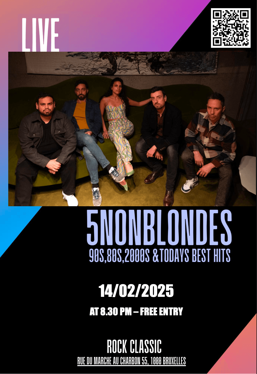 Rock Classic Bar, Brussels — 14 February 2025